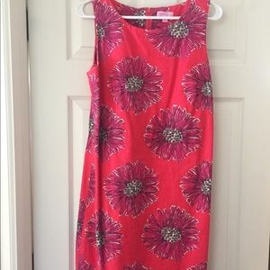 Lilly Pulitzer Shift Dress Poppy Print 10